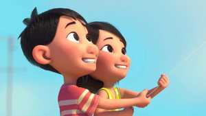 دین و لینا در انیمیشن اژدهای آرزو دوبله سورن تصویر دنیای هنر